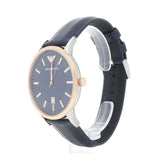 Buy Shop Emporio Armani Renato Analog Blue Dial Blue Leather Strap Watch For Men - AR11188 USA Online