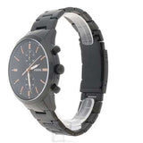 Buy Shop Fossil Townsman Chronograph Black Dial Black Steel Strap Watch for Men - FS5379 USA Online