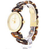 Buy Shop Michael Kors Delray Gold Dial Two Tone Steel Strap Watch for Women - MK4314 USA Online