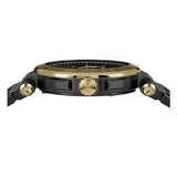 Buy Shop Versace Aion Chronograph Black Dial Black Steel Strap Watch for Men - VE1D01620 USA Online