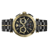 Buy Shop Versace Aion Chronograph Black Dial Black Steel Strap Watch for Men - VE1D01620 USA Online
