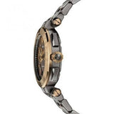 Buy Shop Versace Aion Chronograph Black Dial Grey Steel Strap Watch for Men - VBR050017 USA Online