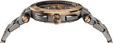 Buy Shop Versace Aion Chronograph Black Dial Grey Steel Strap Watch for Men - VBR050017 USA Online
