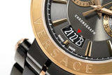Buy Shop Versace Aion Chronograph Black Dial Grey Steel Strap Watch for Men - VBR050017 USA Online