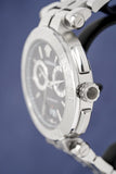 Buy Shop Versace Aion Chronograph Black Dial Silver Steel Strap Watch for Men - VBR080017 USA Online