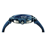 Buy Shop Versace Aion Chronograph Blue Dial Blue Leather Strap Watch for Men - VBR070017 USA Online
