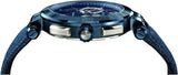 Buy Shop Versace Aion Chronograph Blue Dial Blue Leather Strap Watch for Men - VBR070017 USA Online