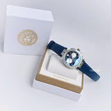 Buy Shop Versace Aion Chronograph Blue Dial Blue Leather Strap Watch for Men - VE1D01220 USA Online