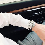 Buy Shop Versace Aion Chronograph White Dial Brown Leather Strap Watch for Men - VBR010017 USA Online