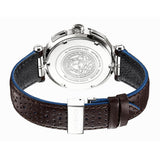 Buy Shop Versace Aion Chronograph White Dial Brown Leather Strap Watch for Men - VBR010017 USA Online