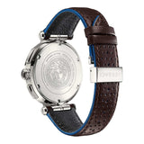 Buy Shop Versace Aion Chronograph White Dial Brown Leather Strap Watch for Men - VBR010017 USA Online