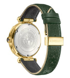 Buy Shop Versace Aion Chronograph White Dial Green Leather Strap Watch for Men - VBR020017 USA Online