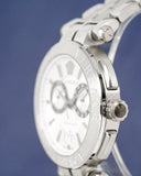 Buy Shop Versace Aion Chronograph White Dial Silver Steel Strap Watch for Men - VBR040017 USA Online