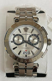 Buy Shop Versace Aion Chronograph White Dial Silver Steel Strap Watch for Men - VBR040017 USA Online