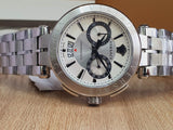 Buy Shop Versace Aion Chronograph White Dial Silver Steel Strap Watch for Men - VBR040017 USA Online