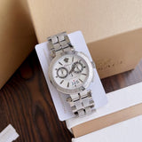 Buy Shop Versace Aion Chronograph White Dial Silver Steel Strap Watch for Men - VBR040017 USA Online