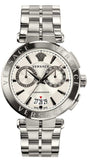 Buy Shop Versace Aion Chronograph White Dial Silver Steel Strap Watch for Men - VBR040017 USA Online