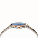 Buy Shop Versace Audrey Quartz Blue Dial Two Tone Steel Strap Watch for Women - VELR00619 USA Online