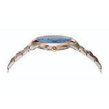 Buy Shop Versace Audrey Quartz Blue Dial Two Tone Steel Strap Watch for Women - VELR00619 USA Online