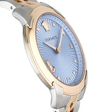 Buy Shop Versace Audrey Quartz Blue Dial Two Tone Steel Strap Watch for Women - VELR00619 USA Online