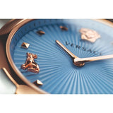 Buy Shop Versace Audrey Quartz Blue Dial Two Tone Steel Strap Watch for Women - VELR00619 USA Online