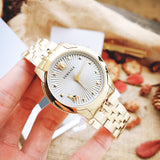 Buy Shop Versace Audrey Quartz Grey Dial Gold Steel Strap Watch for Women - VELR00719 USA Online