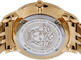 Buy Shop Versace Audrey Quartz Grey Dial Gold Steel Strap Watch for Women - VELR00719 USA Online