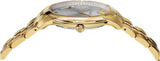 Buy Shop Versace Audrey Quartz Grey Dial Gold Steel Strap Watch for Women - VELR00719 USA Online