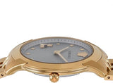 Buy Shop Versace Audrey Quartz Grey Dial Gold Steel Strap Watch for Women - VELR00719 USA Online
