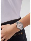 Buy Shop Versace Audrey Quartz Pink Dial Silver Steel Strap Watch for Women - VELR00419 USA Online