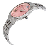 Buy Shop Versace Audrey Quartz Pink Dial Silver Steel Strap Watch for Women - VELR00419 USA Online