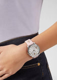 Buy Shop Versace Audrey Quartz White Dial Pink Leather Strap Watch for Women - VELR00119 USA Online