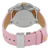 Buy Shop Versace Audrey Quartz White Dial Pink Leather Strap Watch for Women - VELR00119 USA Online