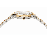 Buy Shop Versace Audrey Quartz White Dial Two Tone Steel Strap Watch for Women - VELR00519 USA Online