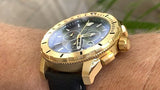 Buy Shop Versace Casual Chronograph Black Dial Black Leather Strap Watch for Men - VERG003-18 USA Online