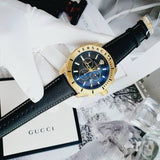 Buy Shop Versace Casual Chronograph Black Dial Black Leather Strap Watch for Men - VERG003-18 USA Online