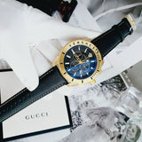 Buy Shop Versace Casual Chronograph Blue Dial Blue Leather Strap Watch for Men - VERG004-18 USA Online