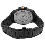Buy Shop Versace Chain Reaction Quartz Black Dial Black Steel Strap Watch for Men - VEDY00719 USA Online