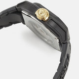 Buy Shop Versace Chain Reaction Quartz Black Dial Black Steel Strap Watch for Men - VEDY00719 USA Online