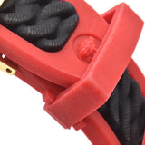 Buy Shop Versace Chain Reaction Quartz Black Dial Red & Black Rubber Strap Watch for Men - VEDY00319 USA Online