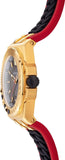 Buy Shop Versace Chain Reaction Quartz Black Dial Red & Black Rubber Strap Watch for Men - VEDY00319 USA Online