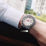 Buy Shop Versace Chain Reaction Quartz White Dial Black Rubber Strap Watch for Men - VEDY00219 USA Online