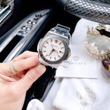 Buy Shop Versace Chain Reaction Quartz White Dial Black Rubber Strap Watch for Men - VEDY00219 USA Online