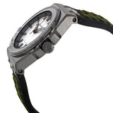 Buy Shop Versace Chain Reaction Quartz White Dial Green Rubber Strap Watch for Men - VEDY00419 USA Online