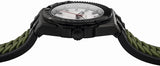 Buy Shop Versace Chain Reaction Quartz White Dial Green Rubber Strap Watch for Men - VEDY00419 USA Online