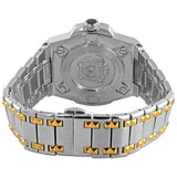 Buy Shop Versace Chain Reaction Quartz White Dial Two Tone Steel Strap Watch for Men - VEDY00519 USA Online