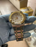 Buy Shop Versace Chain Reaction Quartz White Dial Two Tone Steel Strap Watch for Men - VEDY00519 USA Online