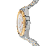 Buy Shop Versace Chain Reaction Quartz White Dial Two Tone Steel Strap Watch for Men - VEDY00519 USA Online