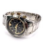 Buy Shop Versace Classic Chronograph Quartz Black Dial Silver Steel Strap Watch For Men - VEV700419 USA Online