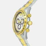 Buy Shop Versace Classic Chronograph Quartz Silver Dial Two Tone Steel Strap Watch For Men - VEV700519 USA Online